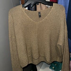 Gold sweater size L
